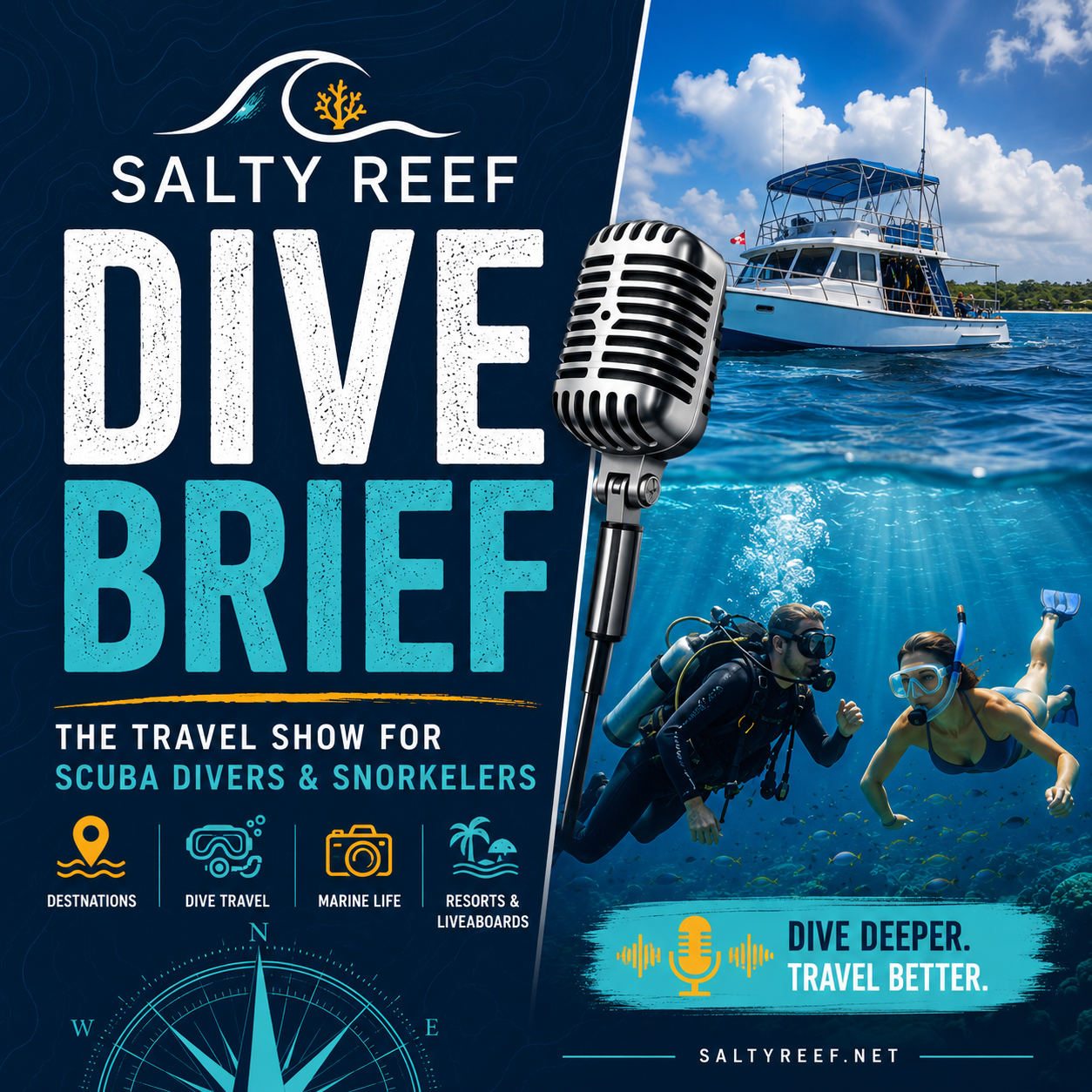 Salty Reef Dive Brief podcast cover art